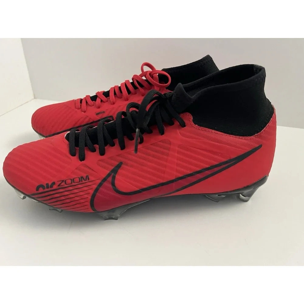 Nike Air Zoom Mercurial Soccer Cleats Sz 6.5 Red DX3346-900 Nike Skin Shoes NEW